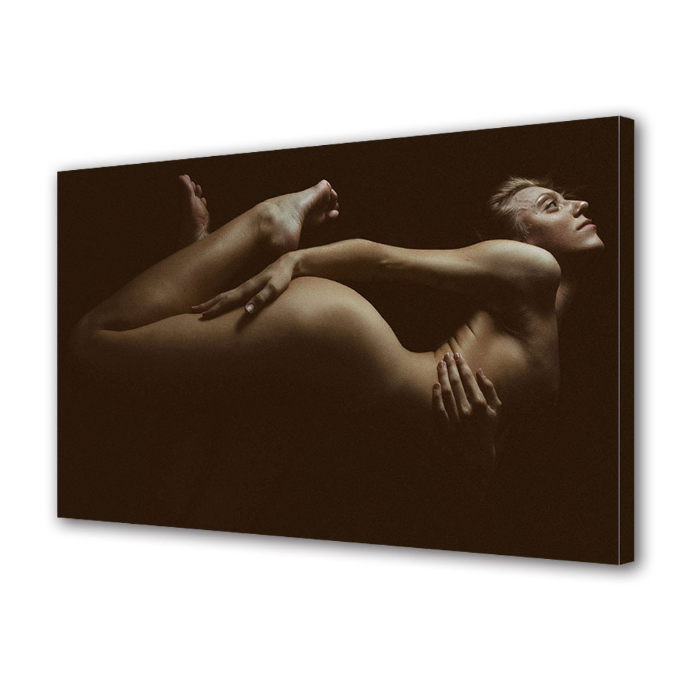 Tablou Canvas Premium Heartwork TrueColor Colectia Ziua Indragostitilor, Dragobete, Valentine's Day, Femeie dezbracata, Decoratiuni Moderne pentru Casa, 40 x 60 cm