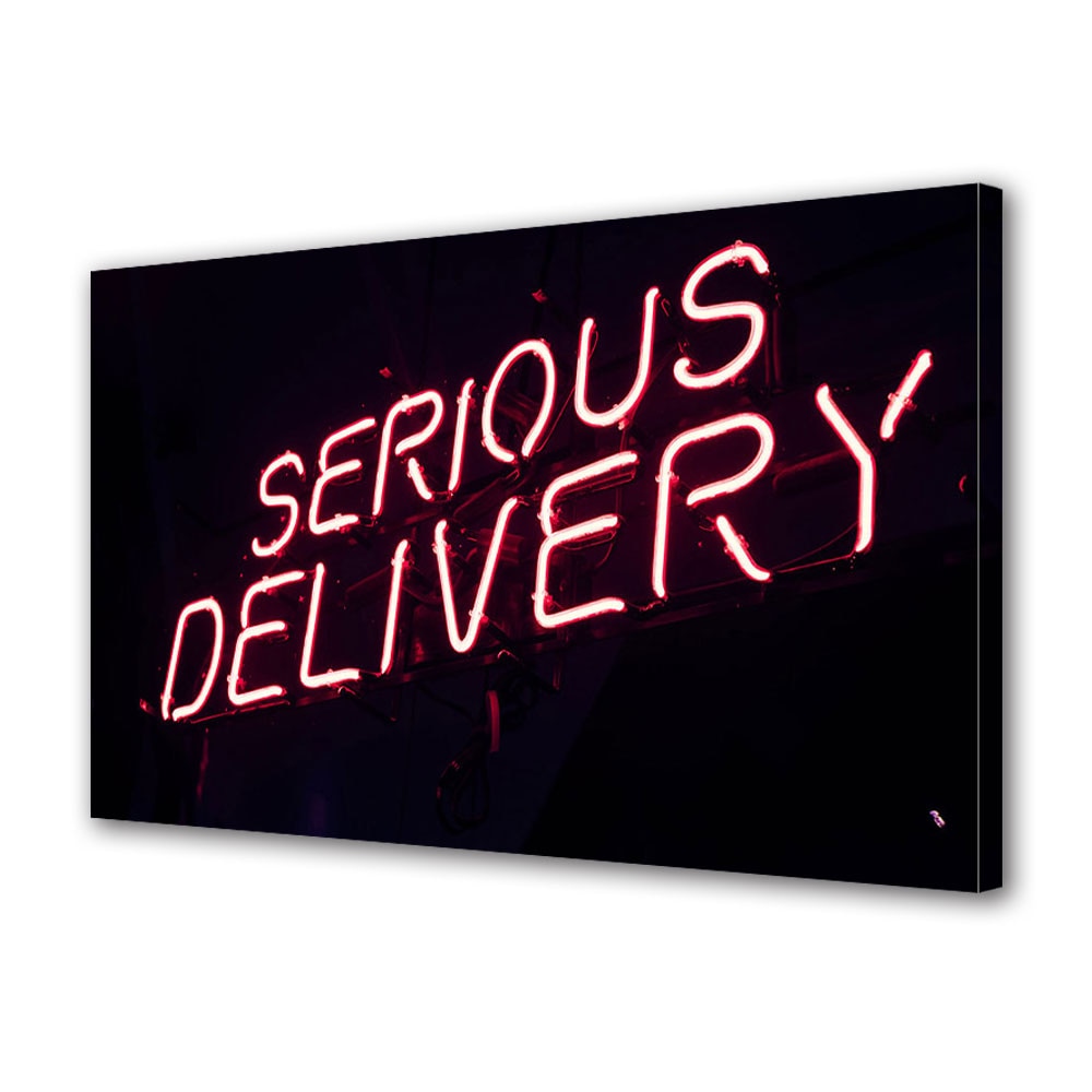 Tablou Canvas Luminos in intuneric VarioView LED, Vday, Intentii serioase, 30 x 45 cm
