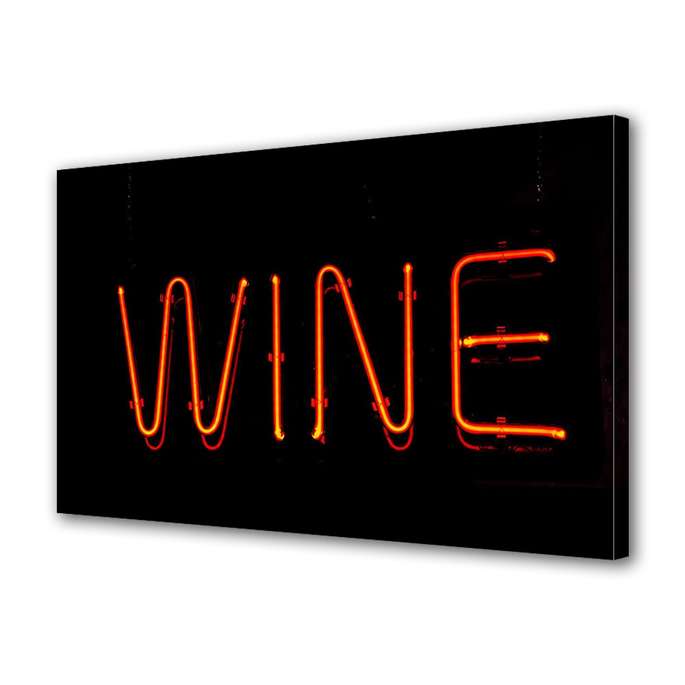 Tablou Canvas Luminos in intuneric VarioView LED, Vday, Vin pentru dragoste, 30 x 45 cm