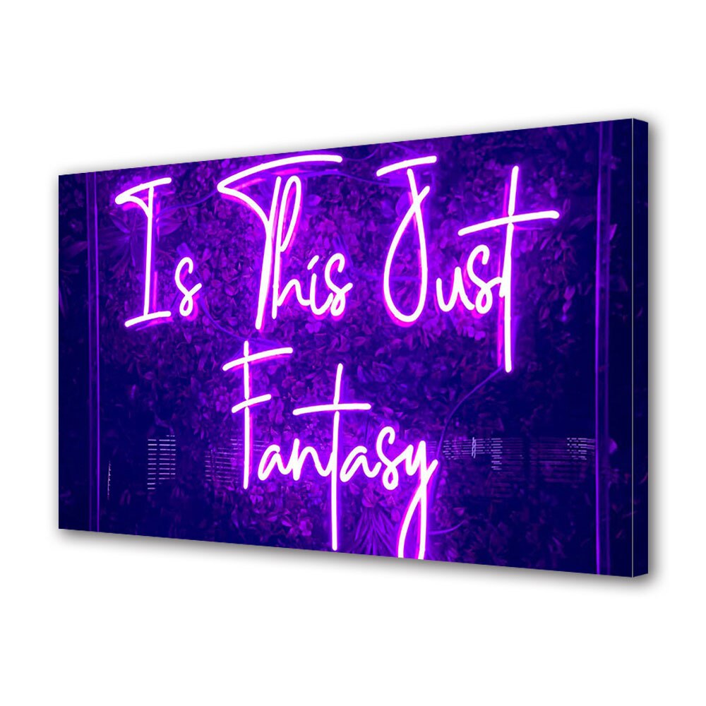 Tablou Canvas Luminos in intuneric VarioView LED, Vday, Fantezie sau realitate, 30 x 45 cm