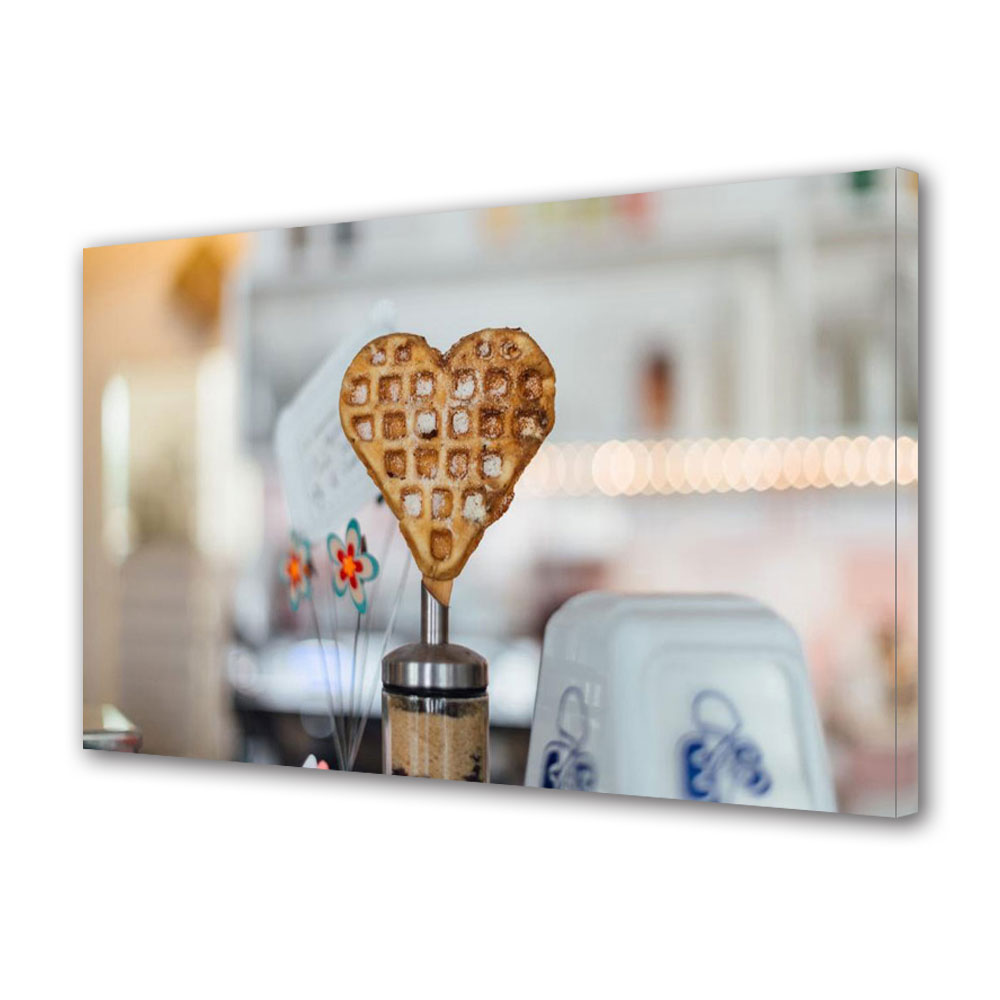 Tablou Canvas Luminos in intuneric VarioView LED, Vday, Vafa inimioara, 40 x 60 cm