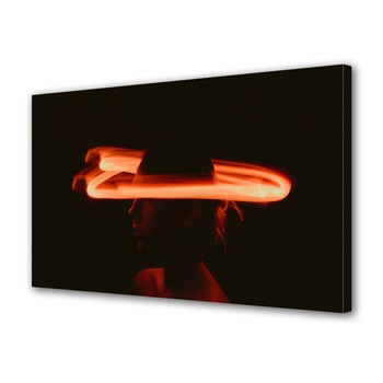 Tablou Canvas Luminos in intuneric VarioView LED, Vday, Neon rosu, 30 x 45 cm Tablou Canvas Luminos in intuneric VarioView LED, Vday, Neon rosu, 30 x 45 cm