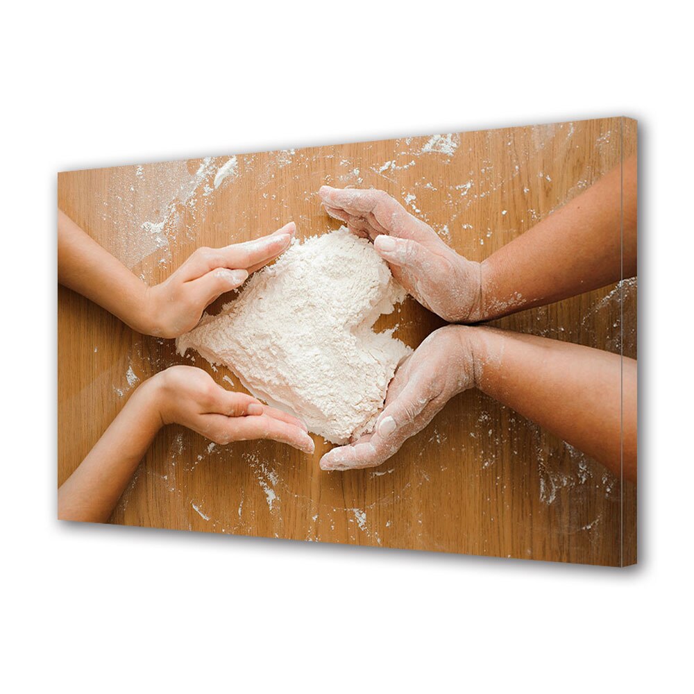 Tablou Canvas Luminos in intuneric VarioView LED, Vday, Aluat inima, 30 x 45 cm