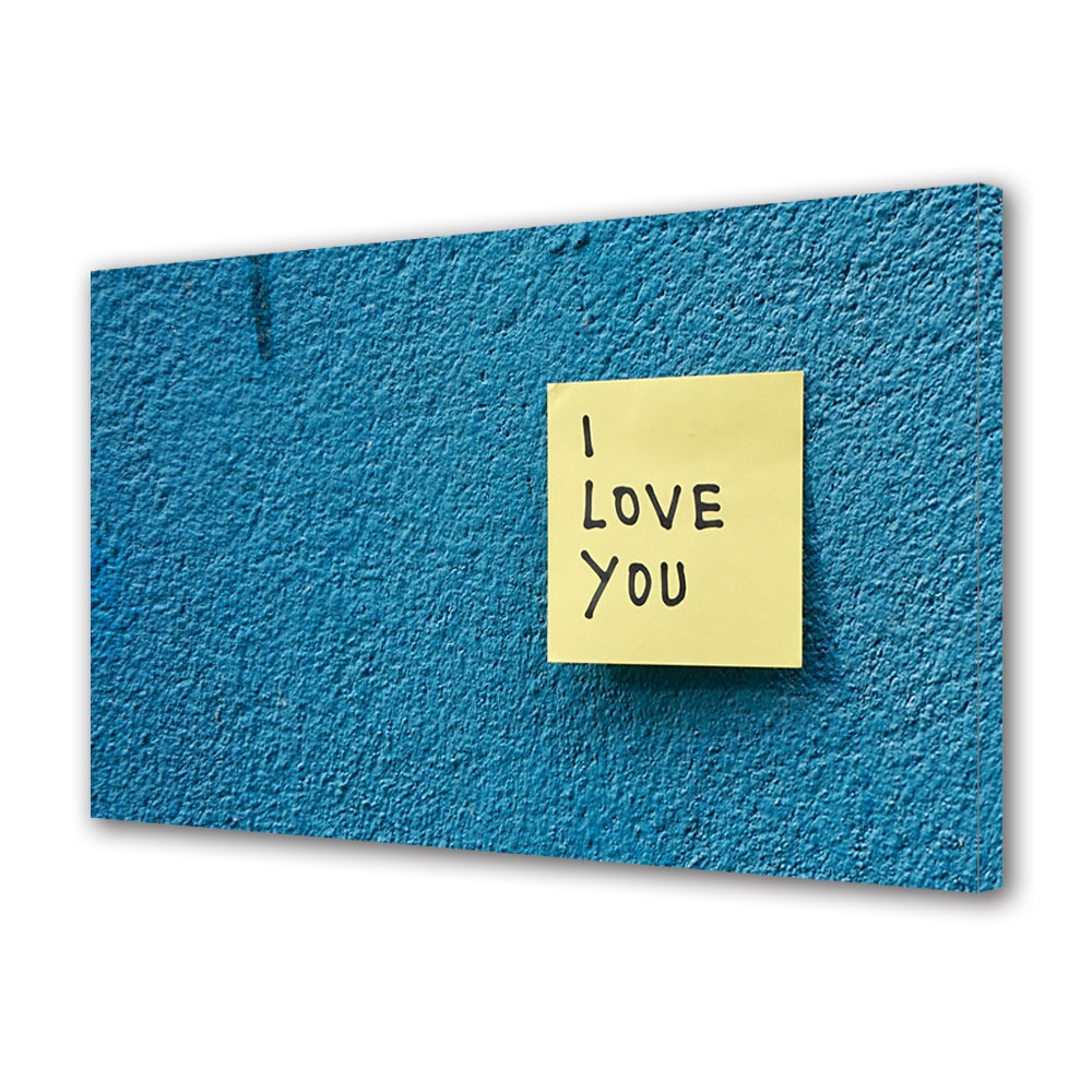 Tablou Canvas Luminos in intuneric VarioView LED, Vday, Biletel cu dedicatie, 40 x 60 cm