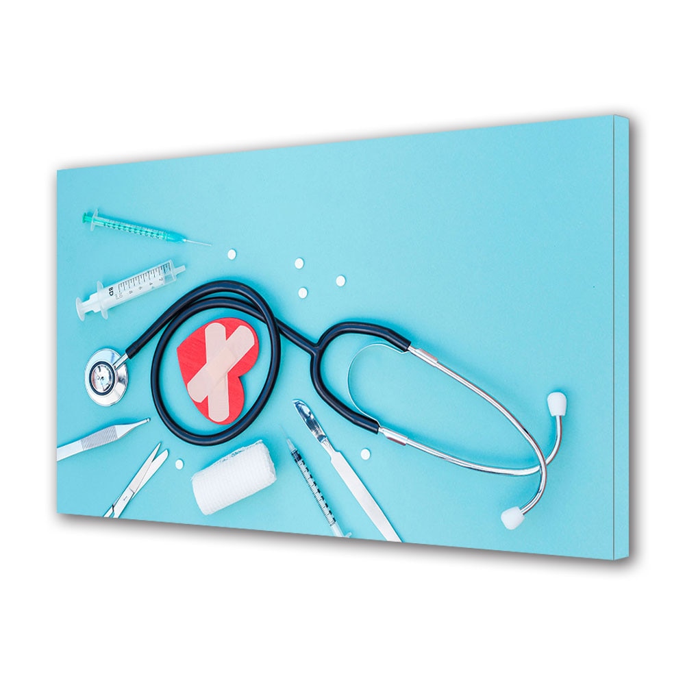 Tablou Canvas Luminos in intuneric VarioView LED, Vday, Ustensile medicale, 30 x 45 cm