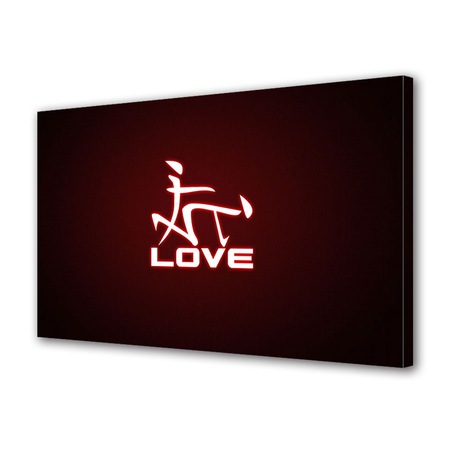 Tablou Canvas Premium Heartwork Truecolor Colectia Ziua Indragostitilor Dragobete Valentine S Day Pozitia Iubirii Decoratiuni Moderne Pentru Casa 70 X 100 Cm Emag Ro