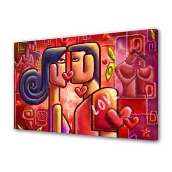 Tablou Canvas Luminos in intuneric VarioView LED, Vday, Parteneri fericiti, 30 x 45 cm Tablou Canvas Luminos in intuneric VarioView LED, Vday, Parteneri fericiti, 30 x 45 cm