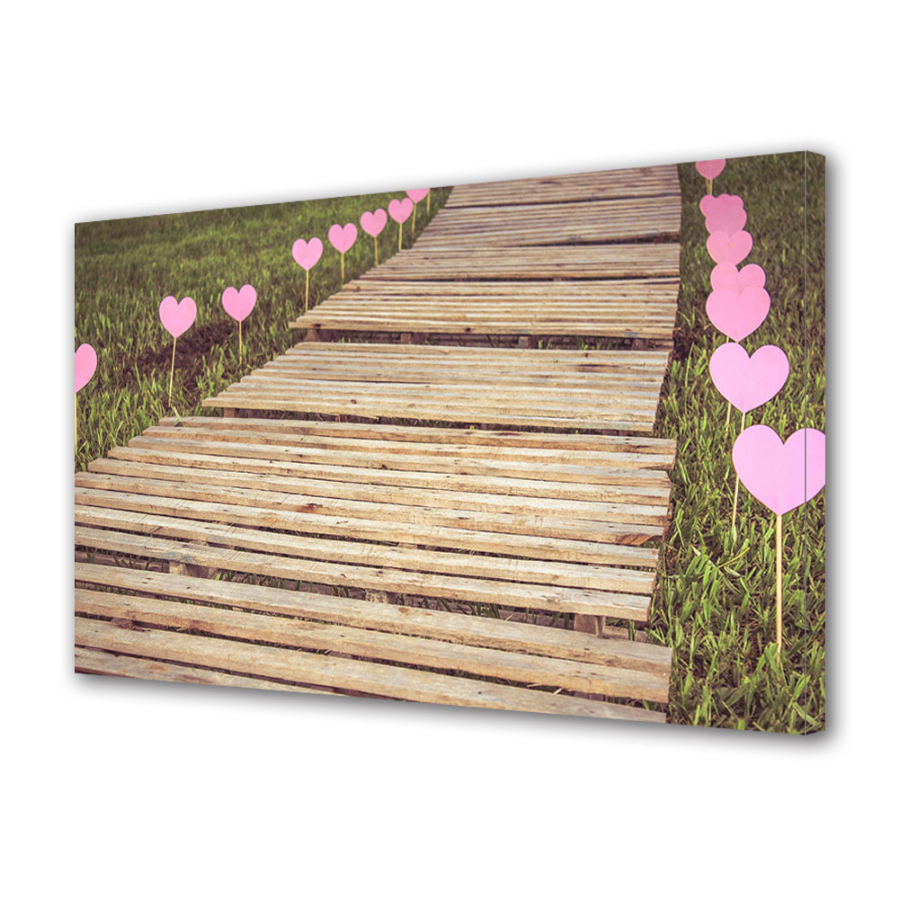 Tablou Canvas Luminos in intuneric VarioView LED, Vday, Drumul indragostitilor, 40 x 60 cm