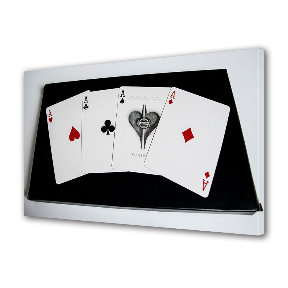 Tablou Canvas Luminos in intuneric VarioView LED, Vday, Noroc in dragoste, 30 x 45 cm