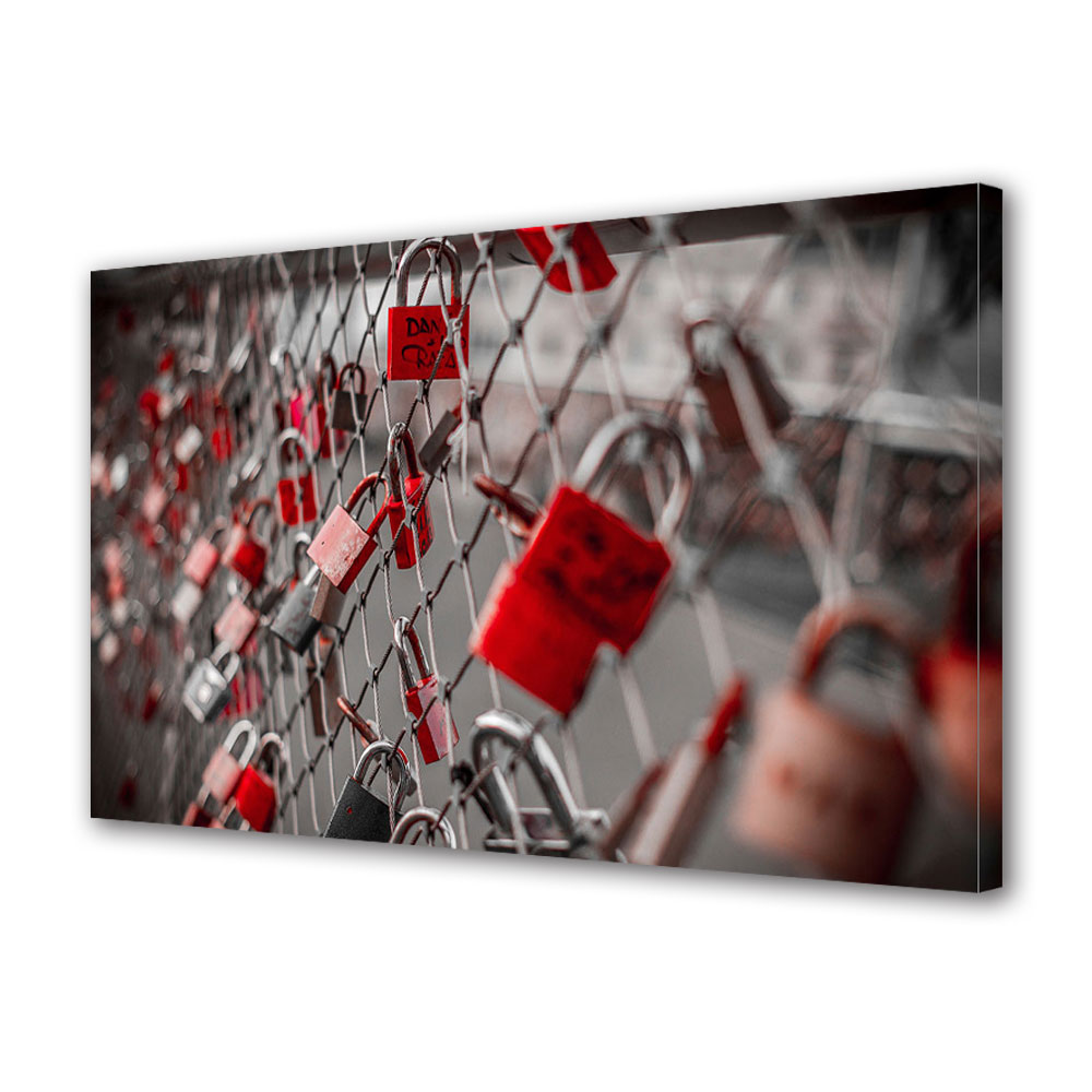 Tablou Canvas Luminos in intuneric VarioView LED, Vday, Lacate agatate, 40 x 60 cm