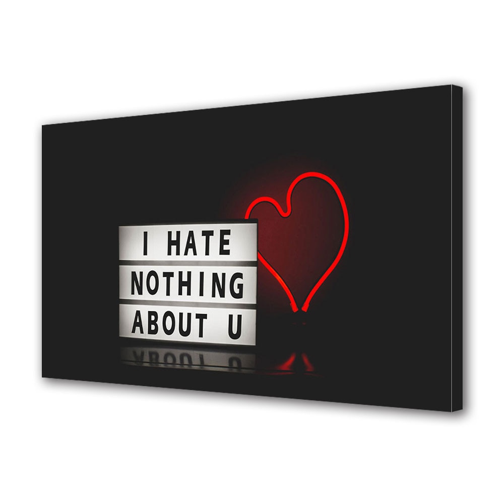 Tablou Canvas Luminos in intuneric VarioView LED, Vday, Adoratie, 30 x 45 cm