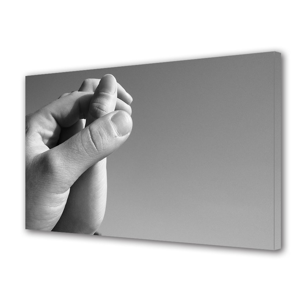 Tablou Canvas Luminos in intuneric VarioView LED, Vday, Maini atinse, 30 x 45 cm