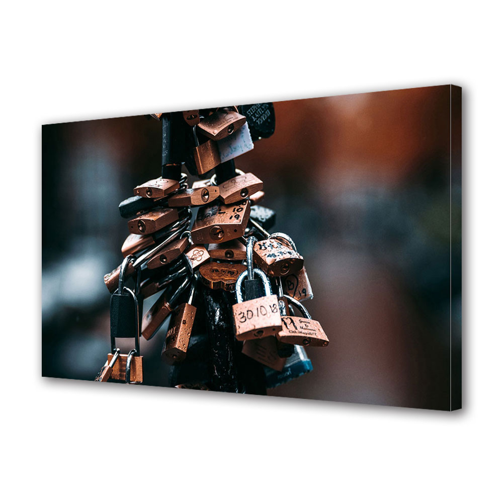 Tablou Canvas Luminos in intuneric VarioView LED, Vday, Lacate si promisiuni, 40 x 60 cm