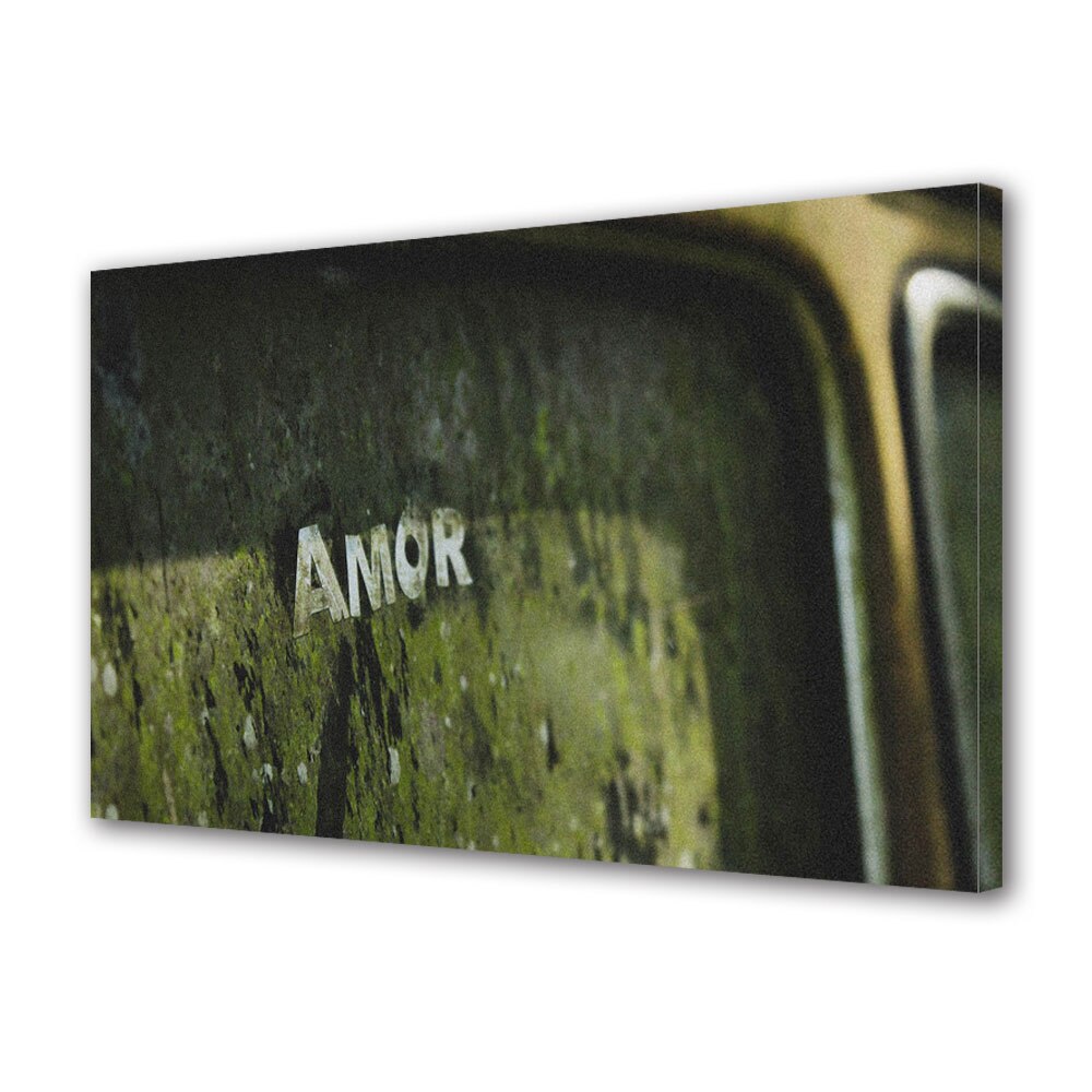Tablou Canvas Luminos in intuneric VarioView LED, Vday, Amor in masina, 40 x 60 cm