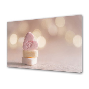 Tablou Canvas Luminos in intuneric VarioView LED, Vday, Trei inimi mici, 40 x 60 cm Tablou Canvas Luminos in intuneric VarioView LED, Vday, Trei inimi mici, 40 x 60 cm