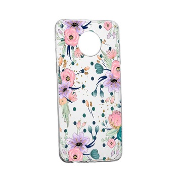 Husa de protectie, Florile primaverii, pentru Motorola Moto E5 Plus, rezistenta la uzura, anti-alunecare, din silicon Premium, 495 Husa de protectie, Florile primaverii, pentru Motorola Moto E5 Plus, rezistenta la uzura, anti-alunecare, din silicon Premium, 495