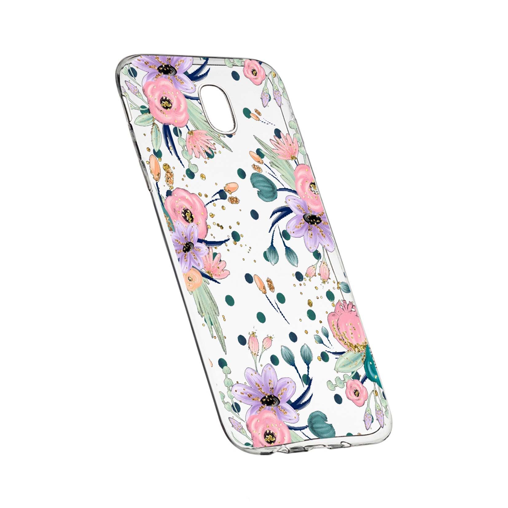 Husa de protectie, Florile primaverii, pentru Nokia 3, rezistenta la uzura, anti-alunecare, din silicon Premium, 495
