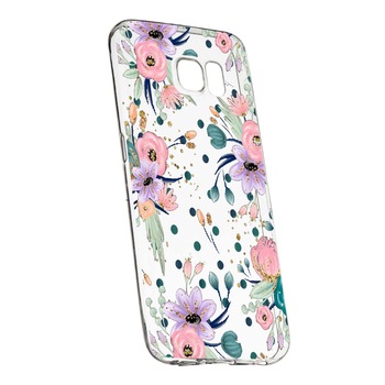 Husa de protectie, Florile primaverii, pentru Samsung Galaxy S6, rezistenta la uzura, anti-alunecare, din silicon Premium, 495 Husa de protectie, Florile primaverii, pentru Samsung Galaxy S6, rezistenta la uzura, anti-alunecare, din silicon Premium, 495
