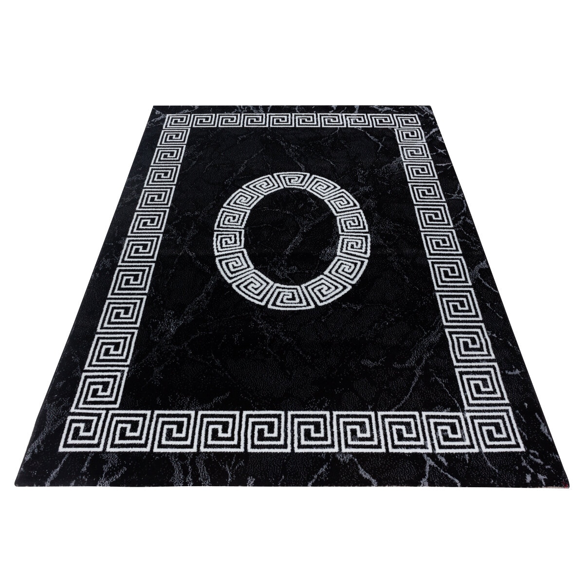Covor Modern & Geometric Verdis, Negru, 80x300 cm, C17-203845