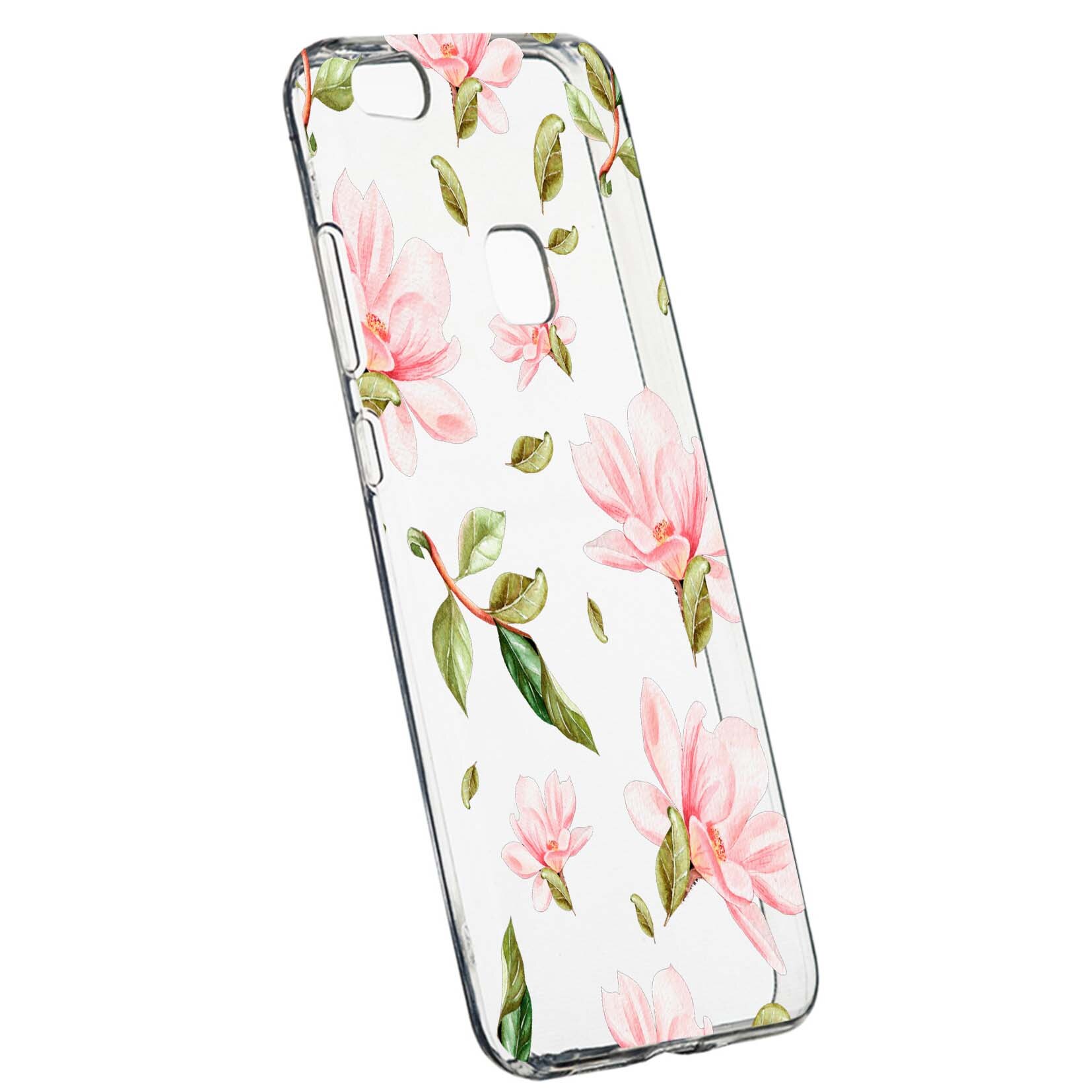 Husa de protectie, Florile primaverii, pentru Huawei Honor 8X/ View 10 Lite, rezistenta la uzura, anti-alunecare, din silicon Premium, 496