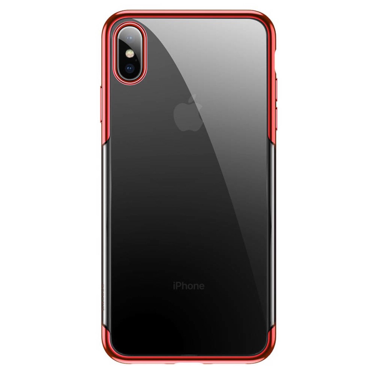 Husa iPhone XS Max 6.5'',Shining Series, Argintie, Rosie