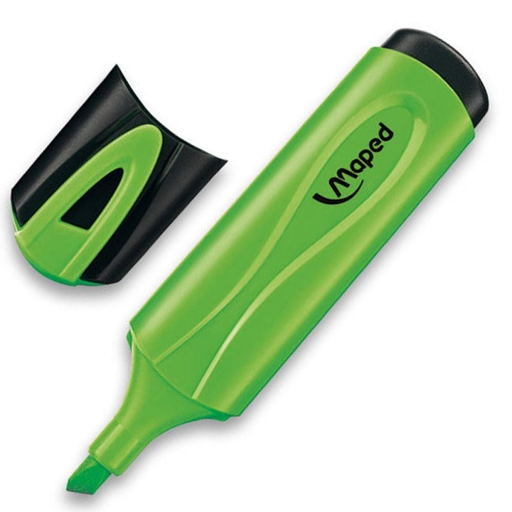 Маркер за текст Maped Fluo Peps Classic, Зелен