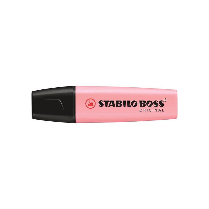 Evidentiator text, 2-5 mm, STABILO "BOSS original Pastel", Trandafir