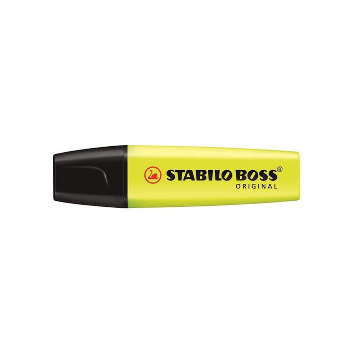 Evidentiator text, 2-5 mm, STABILO "BOSS original", Galben