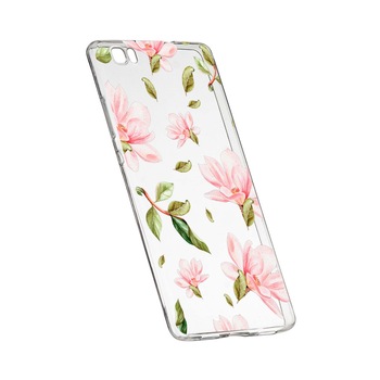 Husa de protectie, Florile primaverii, pentru Huawei P8 Lite, rezistenta la uzura, anti-alunecare, din silicon Premium, 496 Husa de protectie, Florile primaverii, pentru Huawei P8 Lite, rezistenta la uzura, anti-alunecare, din silicon Premium, 496