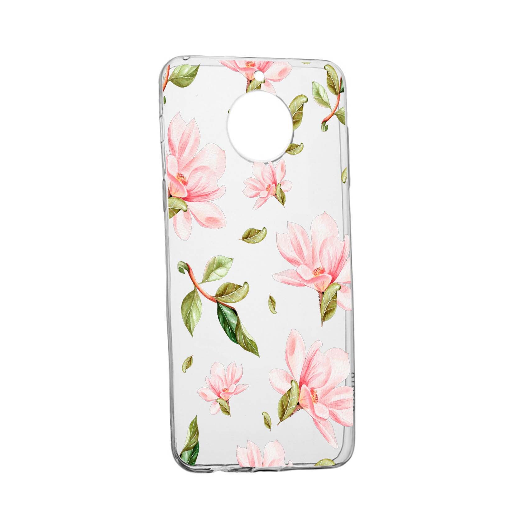Husa de protectie, Florile primaverii, pentru Motorola Moto E5 Plus, rezistenta la uzura, anti-alunecare, din silicon Premium, 496