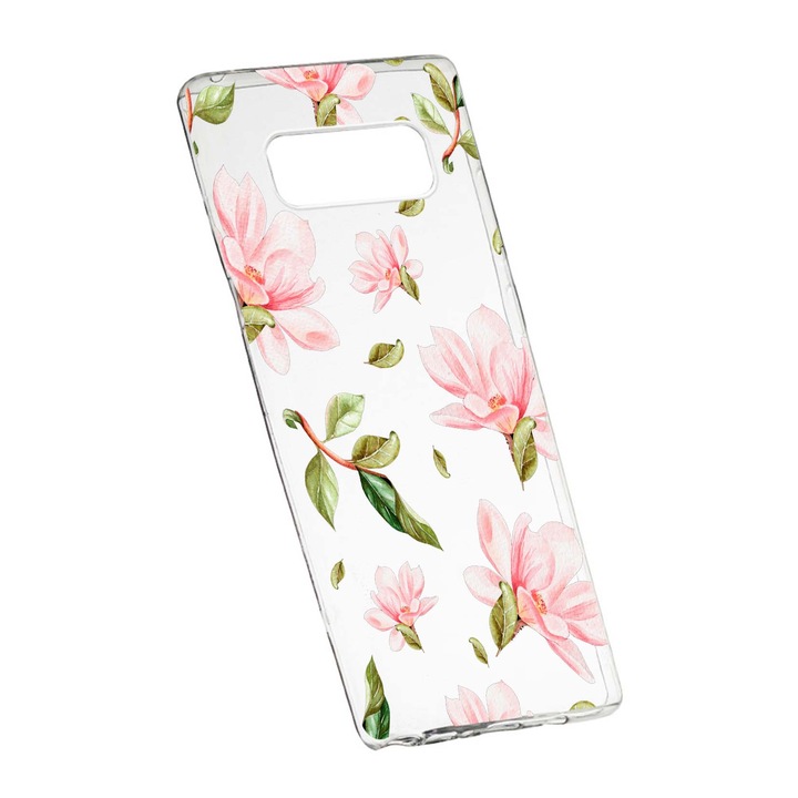 Husa de protectie, Florile primaverii, pentru Samsung Galaxy Note 9, rezistenta la uzura, anti-alunecare, din silicon Premium, 496