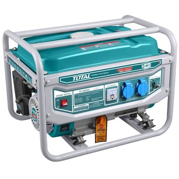 Generator benzina Total, 220-240V, 2.5kW-2.8kW, 42kg, rezervor 15L Generator benzina Total, 220-240V, 2.5kW-2.8kW, 42kg, rezervor 15L
