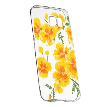 Husa de protectie, Flori, culorile de pastel, pentru HTC U Ultra, rezistenta la uzura, anti-alunecare, din silicon Premium, 502 Husa de protectie, Flori, culorile de pastel, pentru HTC U Ultra, rezistenta la uzura, anti-alunecare, din silicon Premium, 502