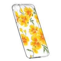 Husa de protectie, Flori, culorile de pastel, pentru HTC Desire 825 / 10 Lifestyle, rezistenta la uzura, anti-alunecare, din silicon Premium, 502