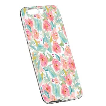 Husa de protectie, Flori, culorile de pastel, pentru Huawei Honor 10, rezistenta la uzura, anti-alunecare, din silicon Premium, 503 Husa de protectie, Flori, culorile de pastel, pentru Huawei Honor 10, rezistenta la uzura, anti-alunecare, din silicon Premium, 503