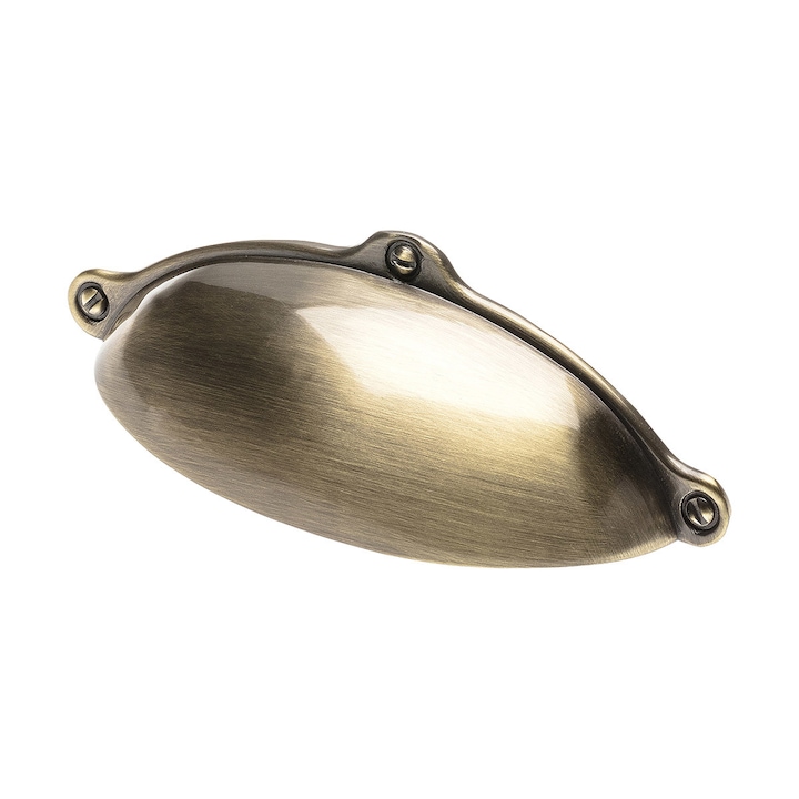 Maner scoica retro auriu antichizat, 99.5/64 mm, ZnAl