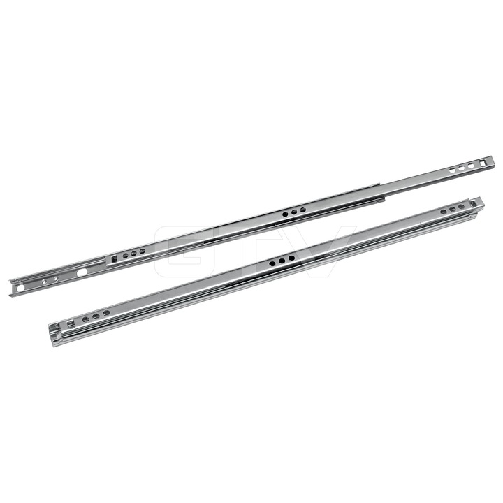Sina glisare cu bile pentru sertar, L=278 mm, H=17 mm, extensie partiala