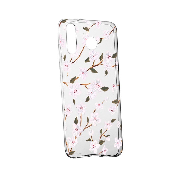 Husa de protectie, Florile primaverii, pentru Samsung Galaxy A40, rezistenta la uzura, anti-alunecare, din silicon Premium, 512