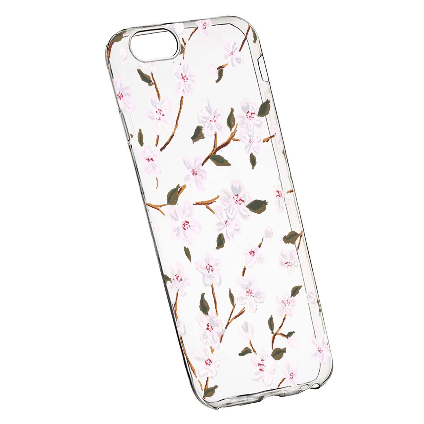 Husa de protectie, Florile primaverii, pentru Apple iPhone 6 Plus / 6S Plus, rezistenta la uzura, anti-alunecare, din silicon Premium, 512