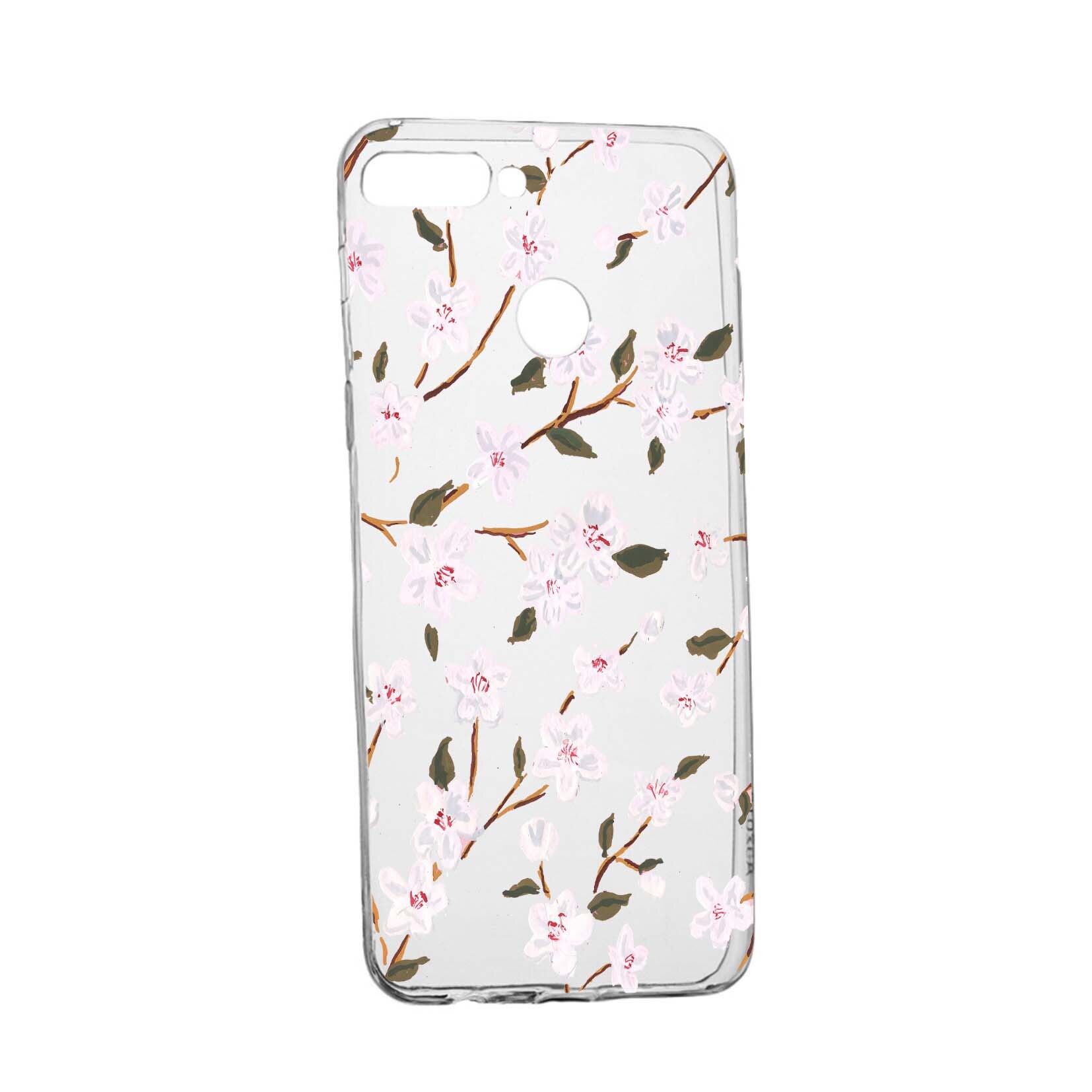Husa de protectie, Florile primaverii, pentru Xiaomi Redmi Note 7, rezistenta la uzura, anti-alunecare, din silicon Premium, 512