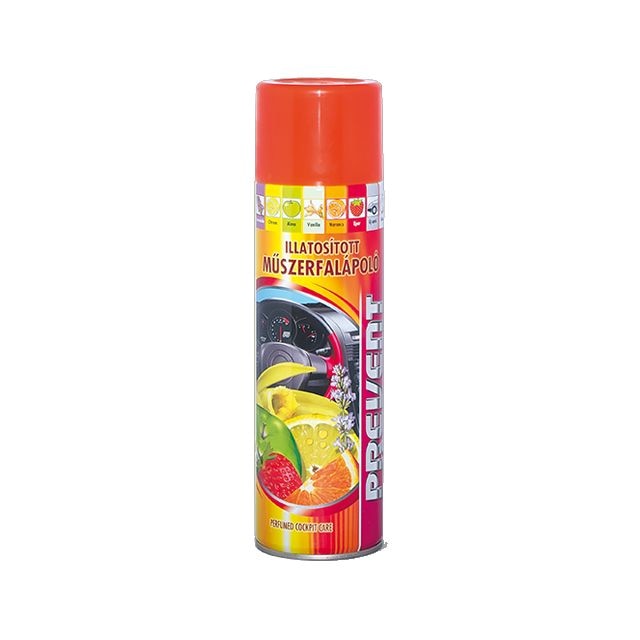 Spray silicon Prevent pentru intretinere bord, miros de portocale, 500 ml