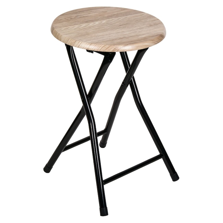 Сгъваем стол, дървена конструкция, метални крака, за хол, бар, кухня 1 бр