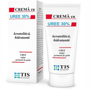 Crema cu uree 30% Tis Farmaceutic 50ml Crema cu uree 30% Tis Farmaceutic 50ml