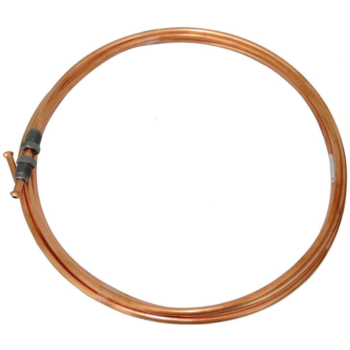 Conducta de frana din cupru AERZETIX, cu fitingi M10x1 / M10x1, Ø4.76 mm, 280 cm