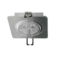 set 3 spoturi led orientabile ecd germany 3 w patrate 95 x 95 mm argintii dimabile 6000 k lumina rece incastrate mobile imagen 52_0_
0