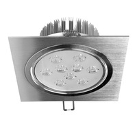 set 6 spoturi led orientabile ecd germany 9 w patrate 140 x 140 mm argintii 3000 k lumina calda incastrate mobile imagen 24_0_
0