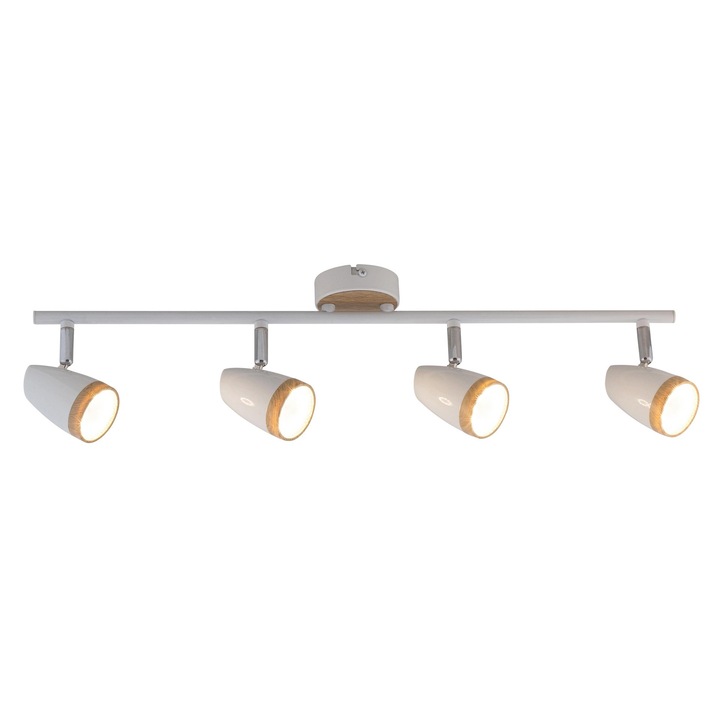 Спот Rabalux Karen ,4x4W LED , Бял/Бук