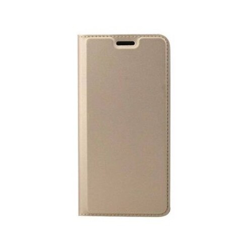 Husa protectie pentru Samsung Galaxy A71 DuxDucis Skin, Tip Portofel, Auriu