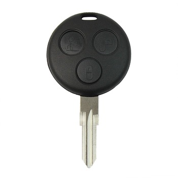 Carcasa Cheie Smart 3 Butoane Compatibila Neagra Carcasa Cheie Smart 3 Butoane Compatibila Neagra