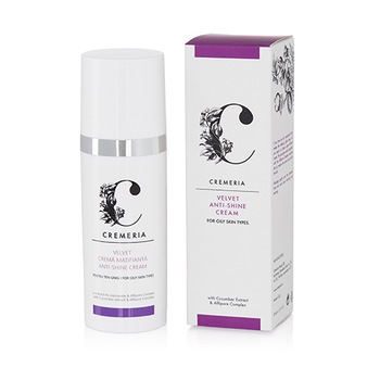 Crema matifianta VELVET, CREMERIA, cu Affipore Complex, 50 ml Crema matifianta VELVET, CREMERIA, cu Affipore Complex, 50 ml